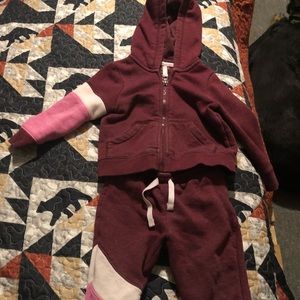 Toddler Girl Jogging Suit